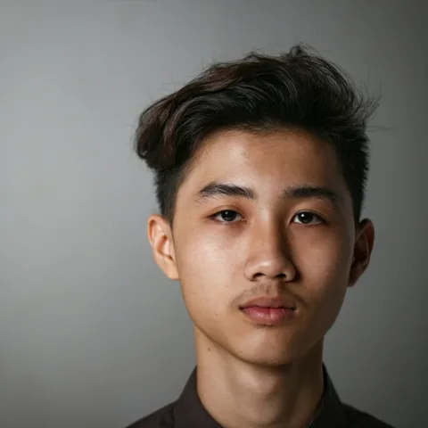 Ảnh gốc nam nền xám